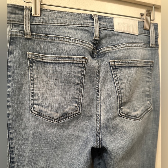 Pistola Jeans: High-rise Tuxedo Stripe Skinny Jeans in SIZE 27 - Picture 6 of 9